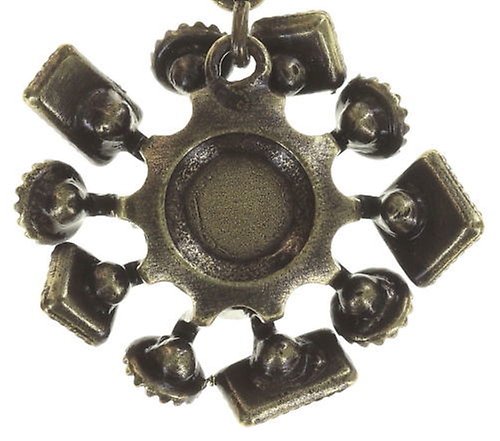 image pour Clou d'oreille pendant Jumping Baguette Bleu  