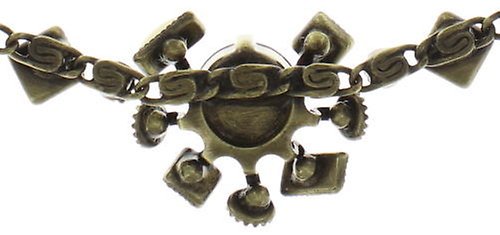 image for Necklace Jumping Baguette Green  