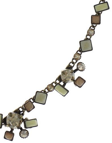 image for Necklace Jumping Baguette Beige  