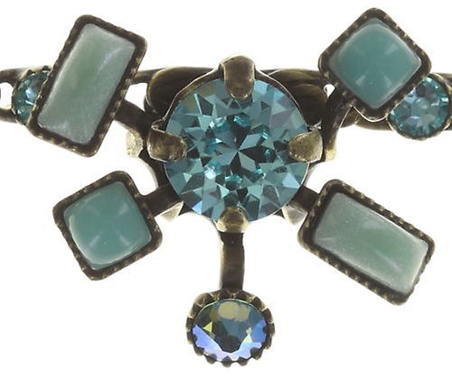 image for Necklace Jumping Baguette Blue  