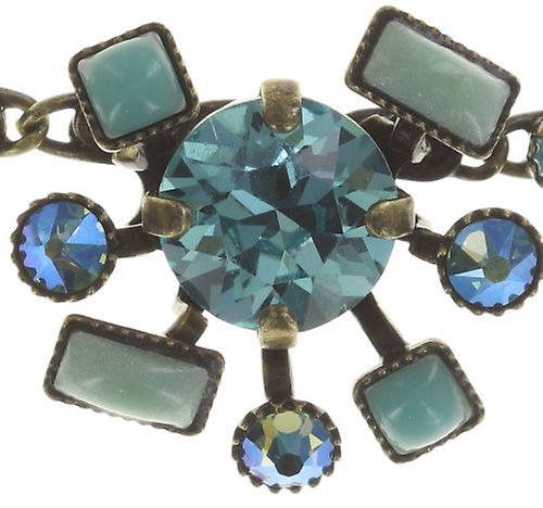 image for Necklace Jumping Baguette Blue  