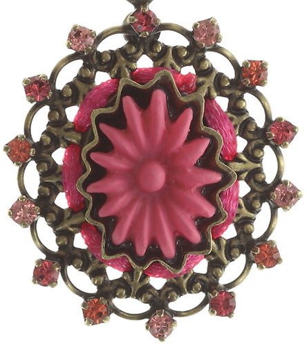 image pour Clou d'oreille pendant Macaron Rose  size S