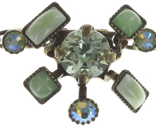 image for Necklace Jumping Baguette Green  