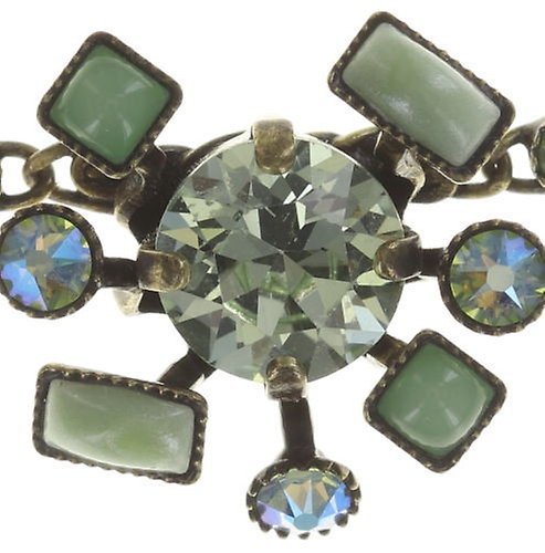 image for Necklace Jumping Baguette Green  