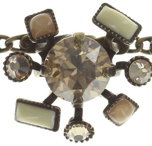 image for Necklace Jumping Baguette Beige  