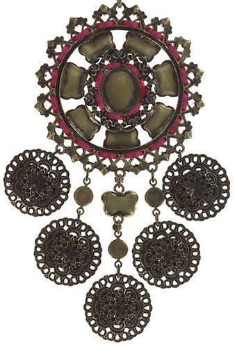 image pour Boucle d'oreille Clip pendante Macaron Rose  size XL,XS