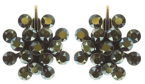 Kép Earring eurowire Magic Fireball Green crystal iridescent green mini