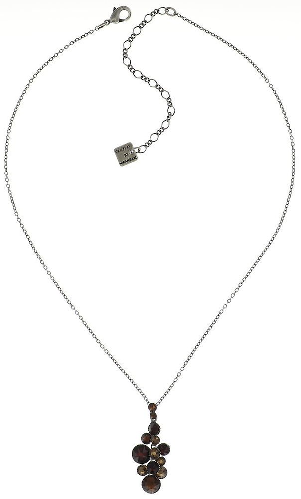 image pour Collier pendant Water Cascade Marron / Rouge  