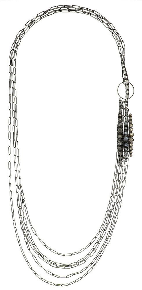 image pour Collier (long) Global Glam De Luxe white  