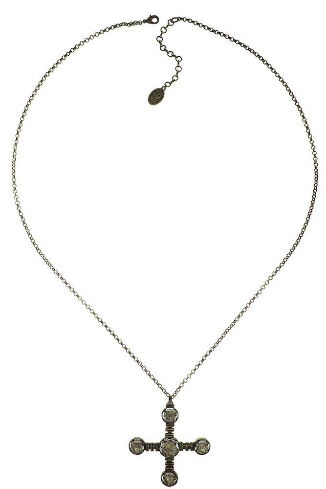 image for Necklace Pendant (Long) Medieval Pop White / Brown  size M,S