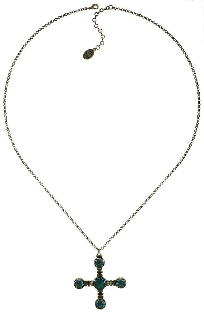 image for Necklace Pendant (Long) Medieval Pop Blue / Green  size M,S