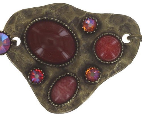 Bild für Halskette Color Drops Korallenfarbig  