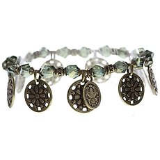 Konplott Suche Bild Für Necklace Anklet Ice Rosone Green Size Xs Antique Brass Hang In