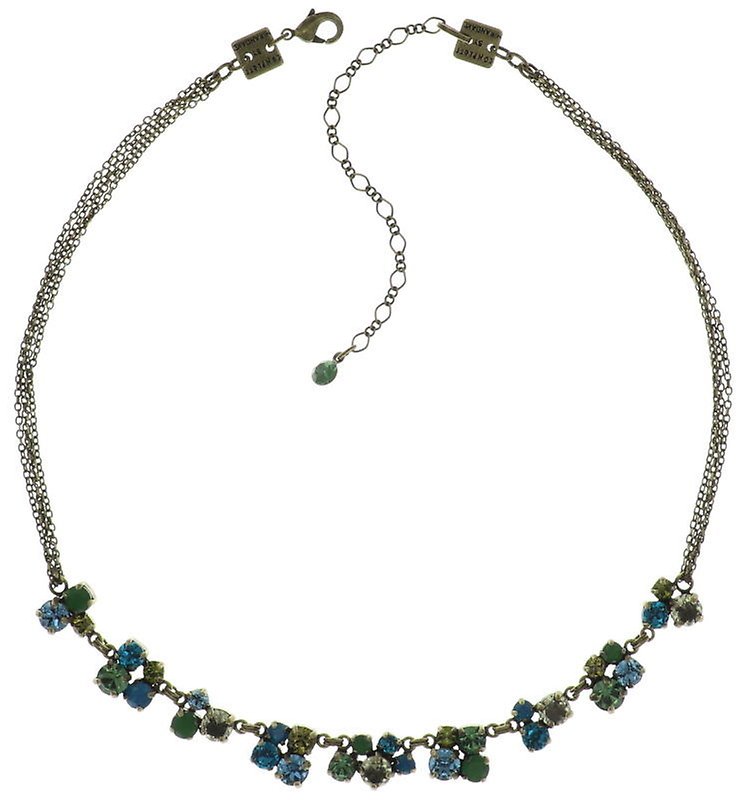 image for Necklace Ballroom Classic Glam Blue / Green  