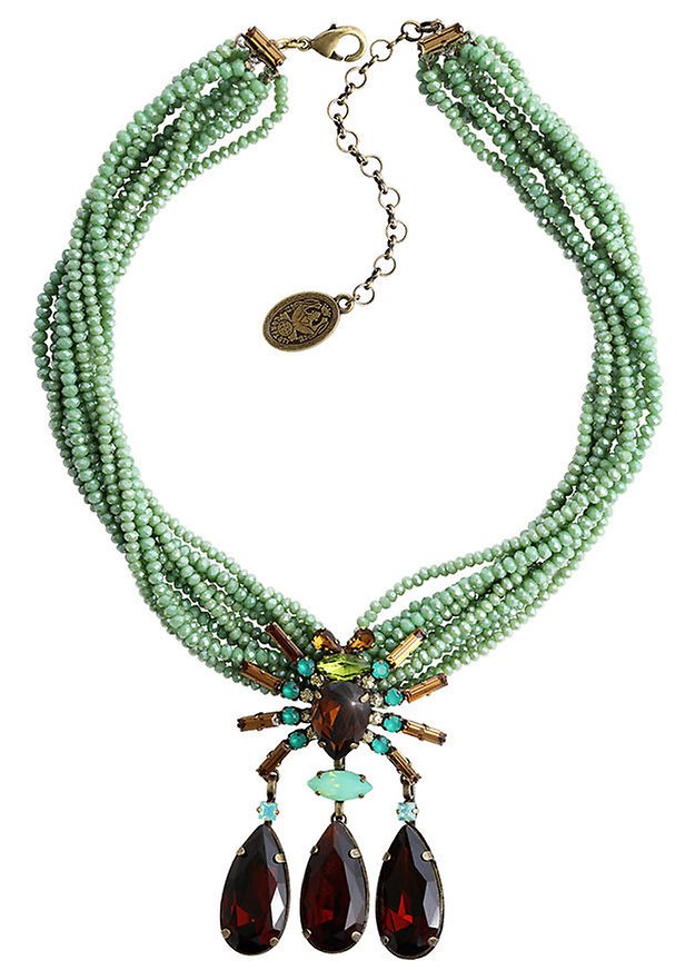 image pour Collier Spider Daisy - Daisy Spider Marron / Vert  