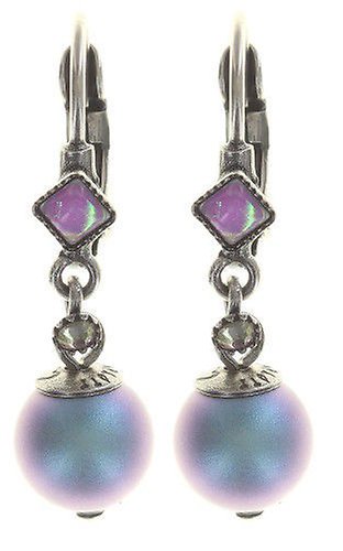 image pour Boucles d'oreilles Eurowire pendantes Daily Desire Bleu Clair  