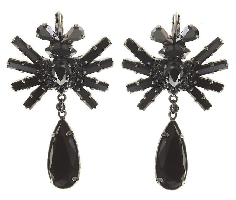image for Earring Eurowire Dangling Spider Daisy - Daisy Spider Black  
