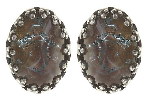 image for Earring Stud Dracula Bride Light Blue  size M