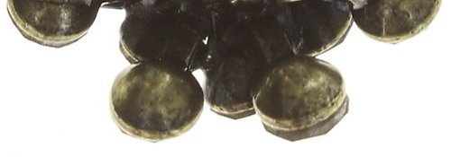 image for Ring Magic Fireball Green crystal iridescent green mini