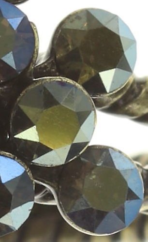 image pour Anneau Magic Fireball Vert crystal iridescent green mini