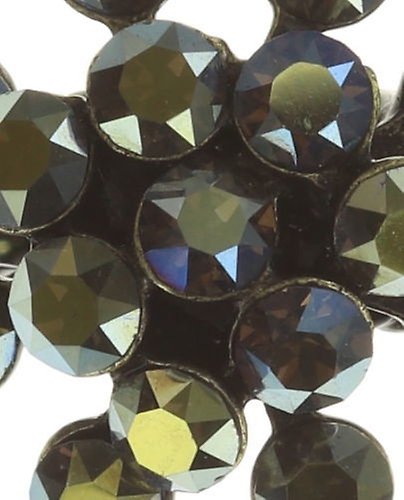 image pour Anneau Magic Fireball Vert crystal iridescent green mini