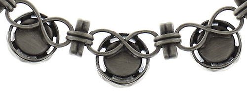 Bild für Choker Collier lang Medieval Pop Blau  Größe S