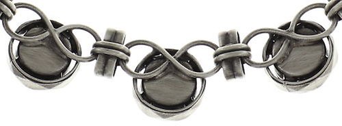 image pour Collier ras-de-cou long Medieval Pop Rose Foncé  size S