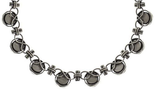 Bild für Choker Collier Medieval Pop Dunkelrosa  Größe S