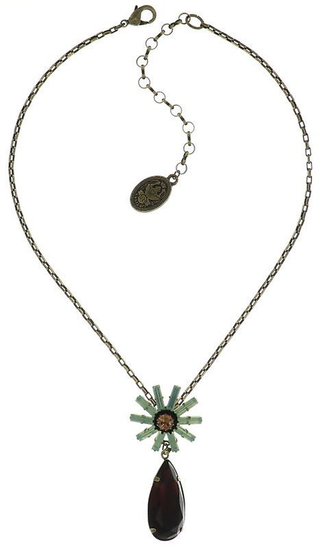 image pour Collier pendant Spider Daisy - Daisy Spider Marron / Vert  