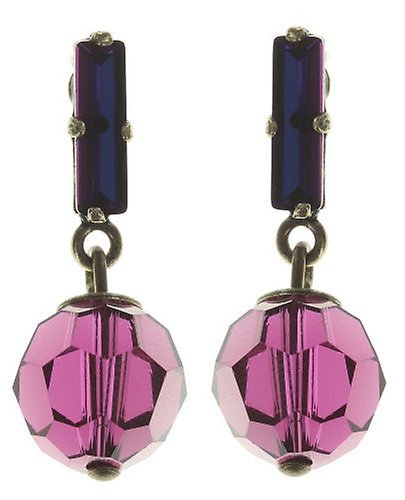 image for Earring stud dangling Spider Daisy - Daisy Spider Lila  