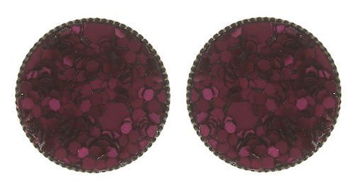 Kép Earring stud Studio 54 Dark Rose  