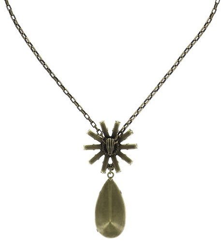 image for Necklace Pendant Spider Daisy - Daisy Spider Brown / Green  