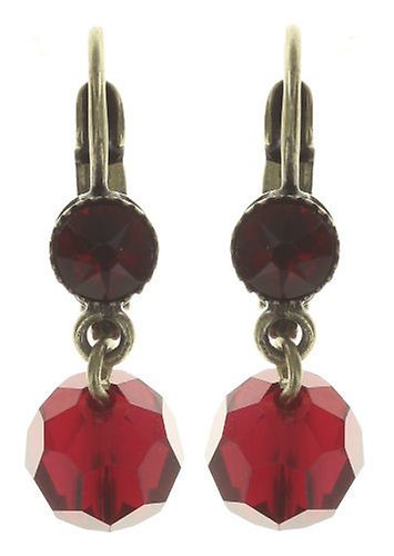 image pour Boucles d'oreilles Eurowire pendantes Spider Daisy - Daisy Spider Rouge  