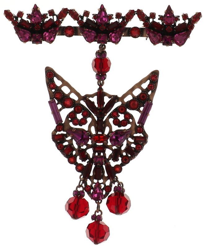 image for Brooch The Fox Red  size L
