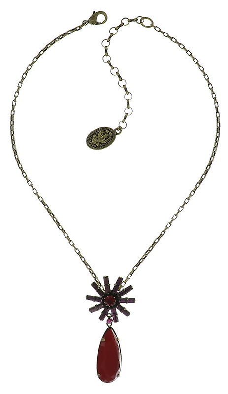 Bild für Halskette mit Anhänger Spider Daisy - Daisy Spider Rot / Lila  