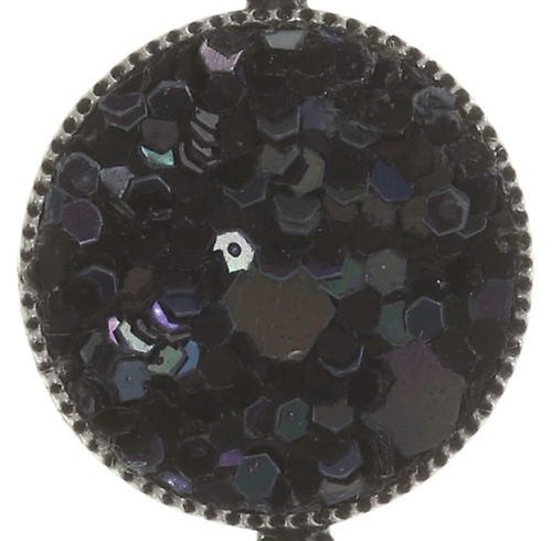 image pour Clou d'oreille pendant Studio 54 Noir  size XS