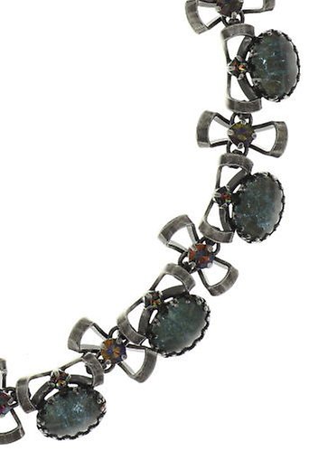 Bild für Choker Collier Dracula Bride Hellblau  Größe M