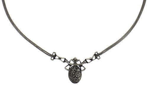 image pour Collier Dracula Bride Bleu Clair  size M