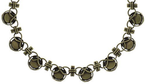 Bild für Choker Collier lang Medieval Pop Blau / Grün  Größe S