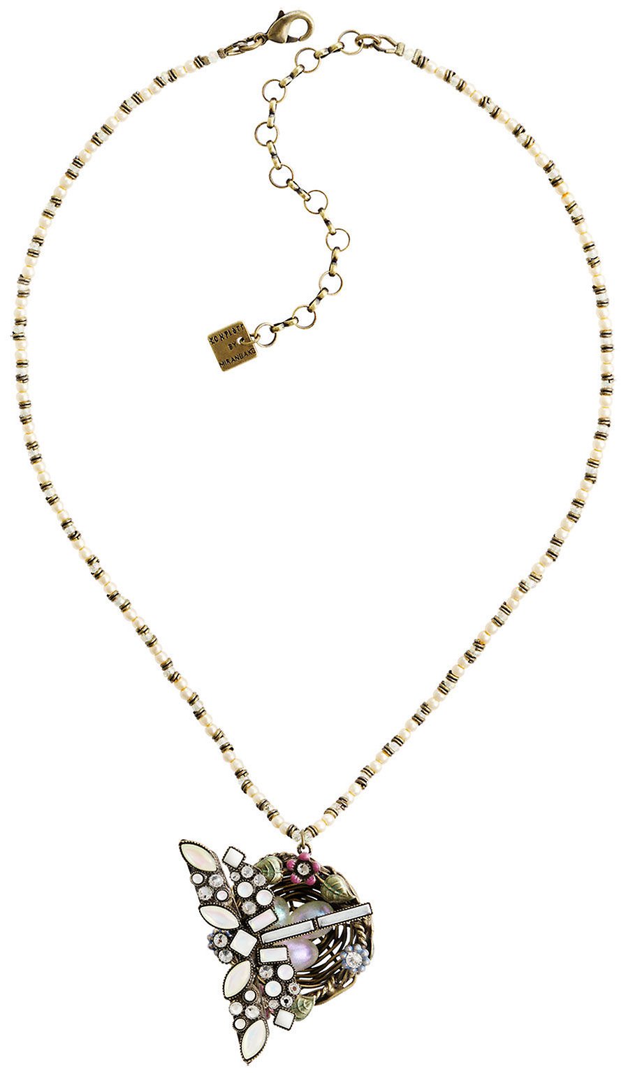 image for Necklace Pendant Dragon Nest White  size S