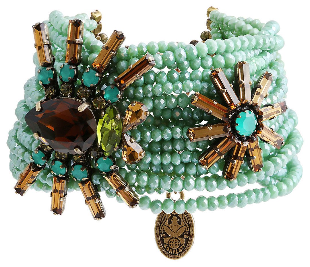 Bild für Armband Spider Daisy - Daisy Spider Braun / Grün  