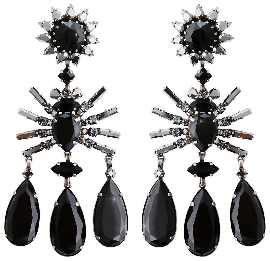 image pour Boucle d'oreille Clip pendante Spider Daisy - Daisy Spider Noir  