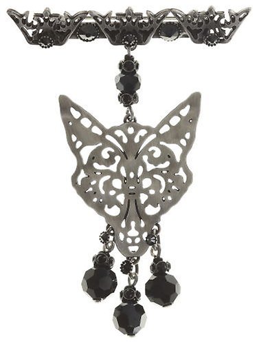 image for Brooch The Fox Black  size M