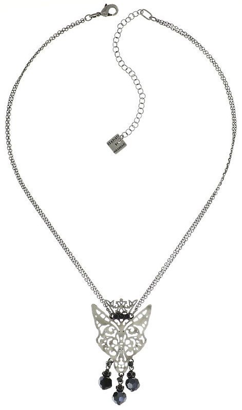 image for Necklace Pendant The Fox Black  size M