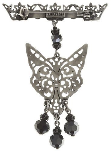 image for Brooch The Fox Black  size M