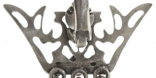 image pour Boucles d'oreilles Eurowire pendantes The Fox Noir  size L