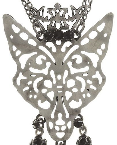 image for Necklace Pendant The Fox Black  size M