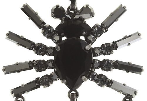 image pour Boucle d'oreille Clip pendante Spider Daisy - Daisy Spider Noir  