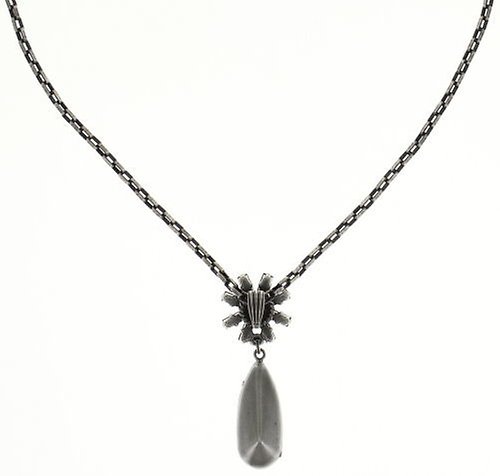 image for Necklace pendant (long) Spider Daisy - Daisy Spider Black  