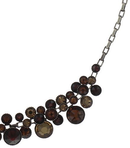 image pour Collier Water Cascade Marron / Rouge  